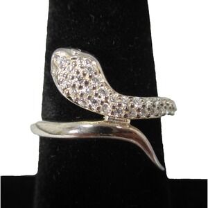 RJ Graziano Ring .925 Sterling Silver Serpent Snake Size 6 - 6¼‎